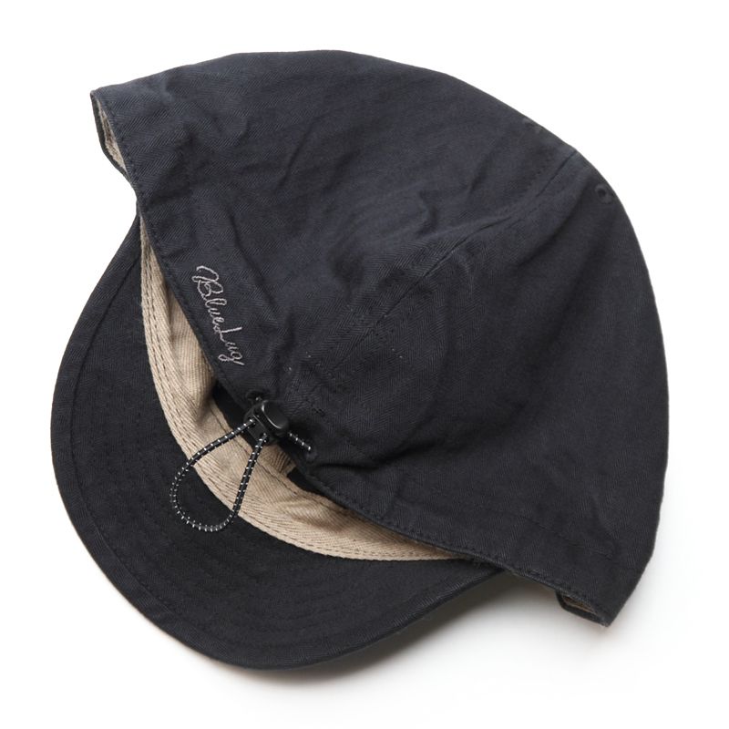 *BLUE LUG* cycle work cap (cotton/black)