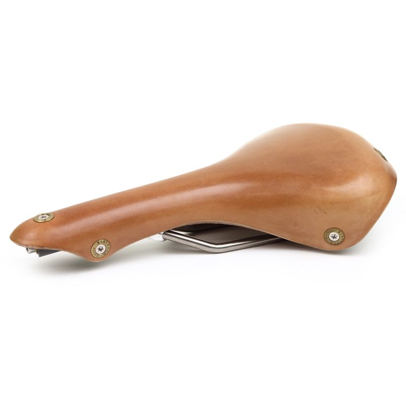 BERTHOUD* galibier leather saddle (natural) - BLUE LUG ONLINE STORE