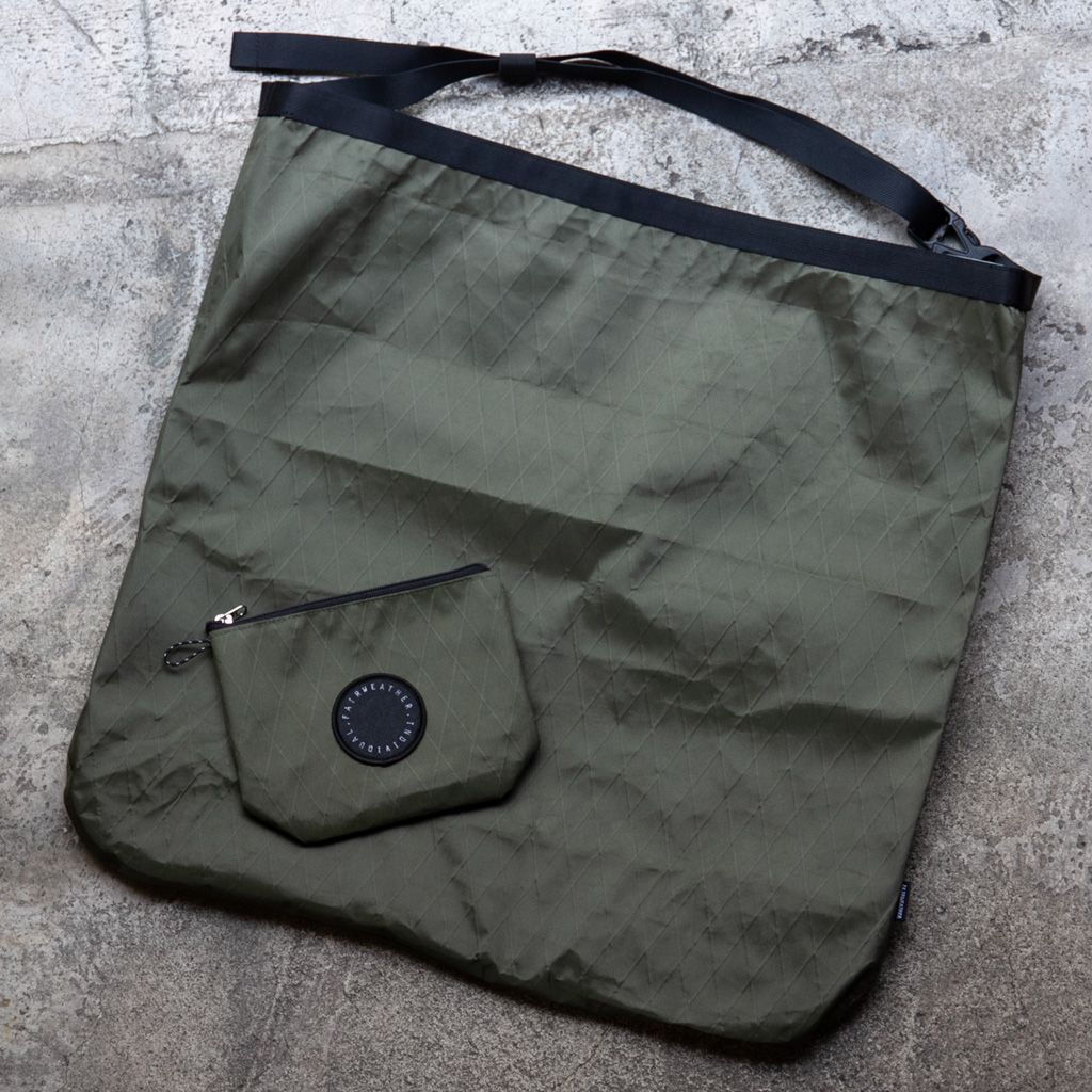 *FAIRWEATHER* packable sacoche (x-pac/olive)
