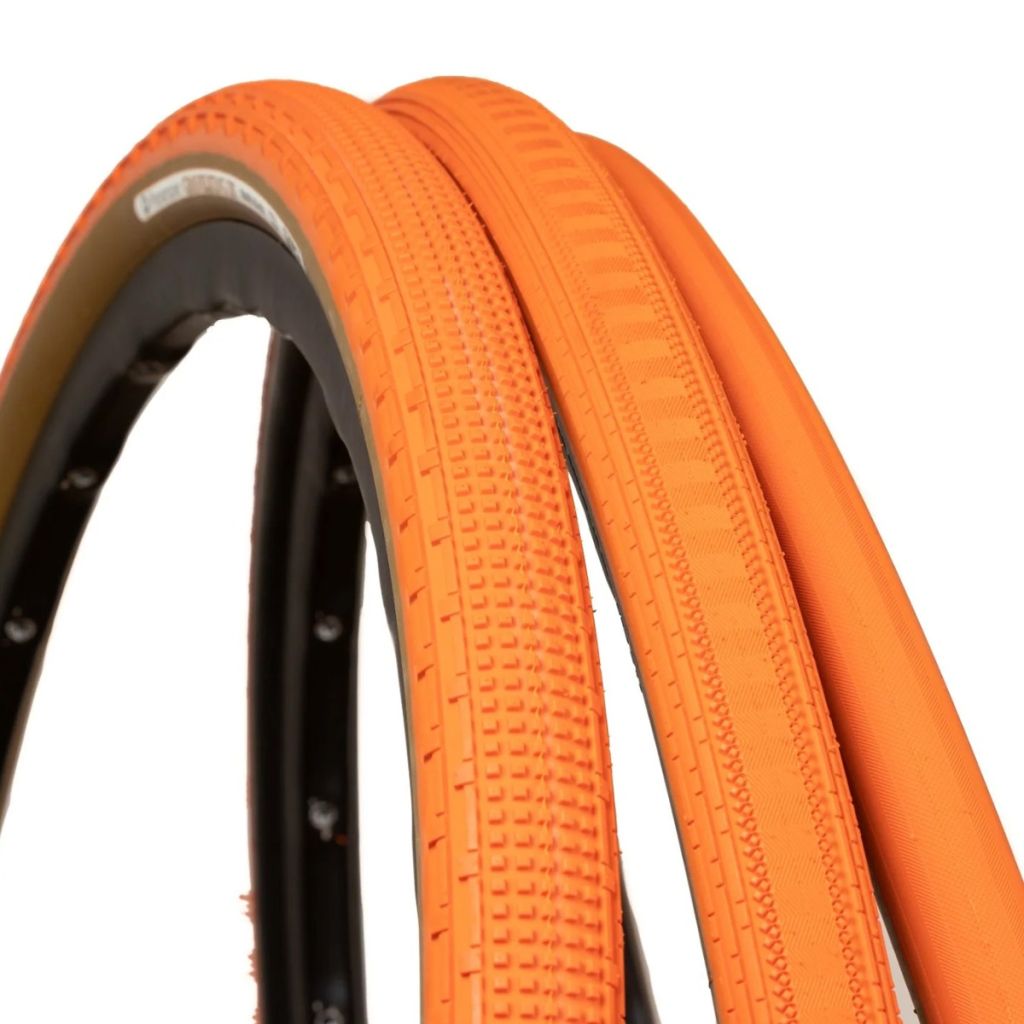 PANARACER* gravel king SS 700c tire (sunset orange/brown) - BLUE