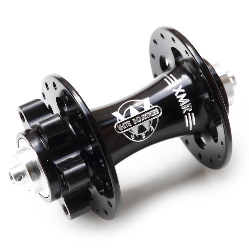 WHITE INDUSTRIES* XMR disc hub front (black) - BLUE LUG ONLINE STORE