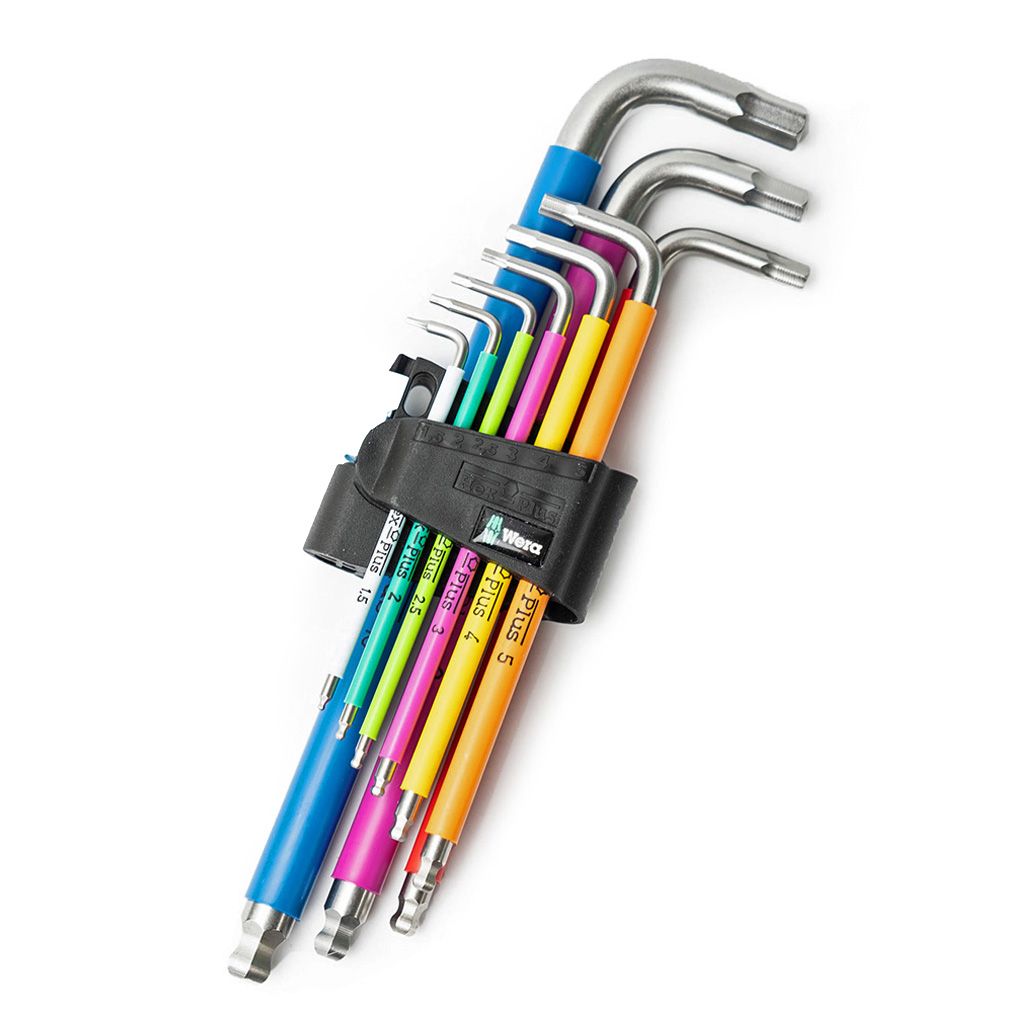 *BL SELECT* WERA multicolor hex wrench set (stainless)