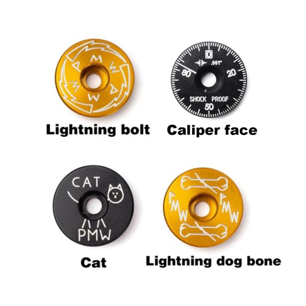 PARAGON MACHINE WORKS* aluminum top cap (gold) - BLUE LUG PARAGON MACHINE WORKS* aluminum top cap (gold) - BLUE LUG