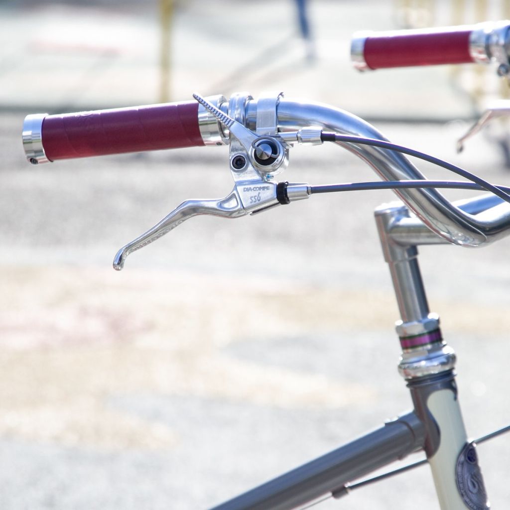 BROOKS* slender leather grip (raspberry) - BLUE LUG ONLINE STORE