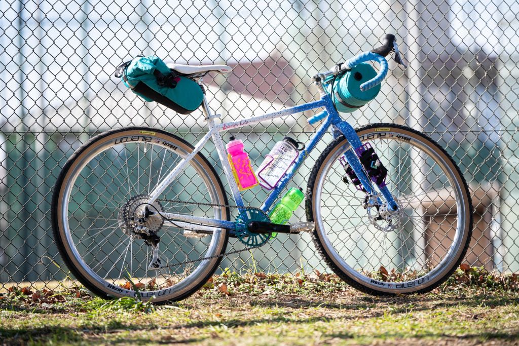 VELO ORANGE×VELOCITY* aileron disc wheel 650B (polish) - BLUE LUG