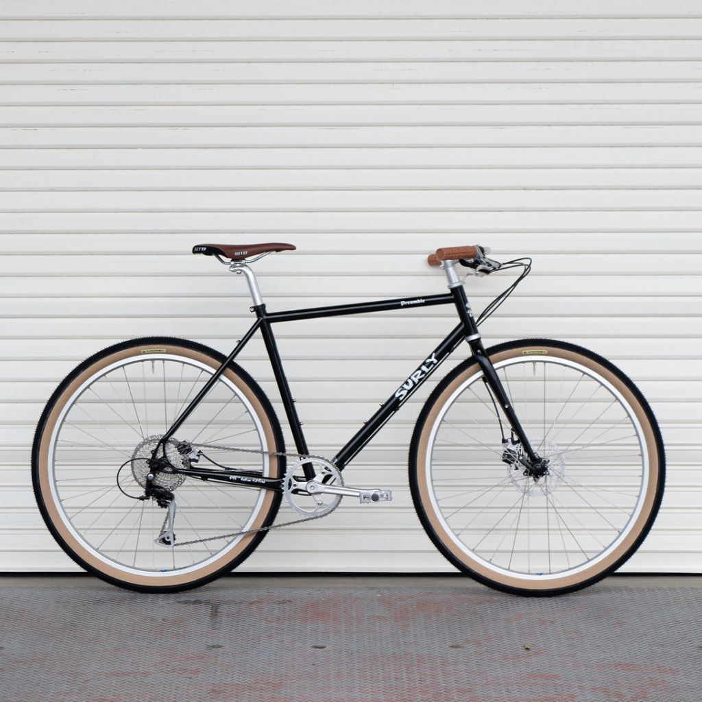 品質保証 bike complete CUSTOM preamble SURLY* (black) LUG BLUE - 自転車本体