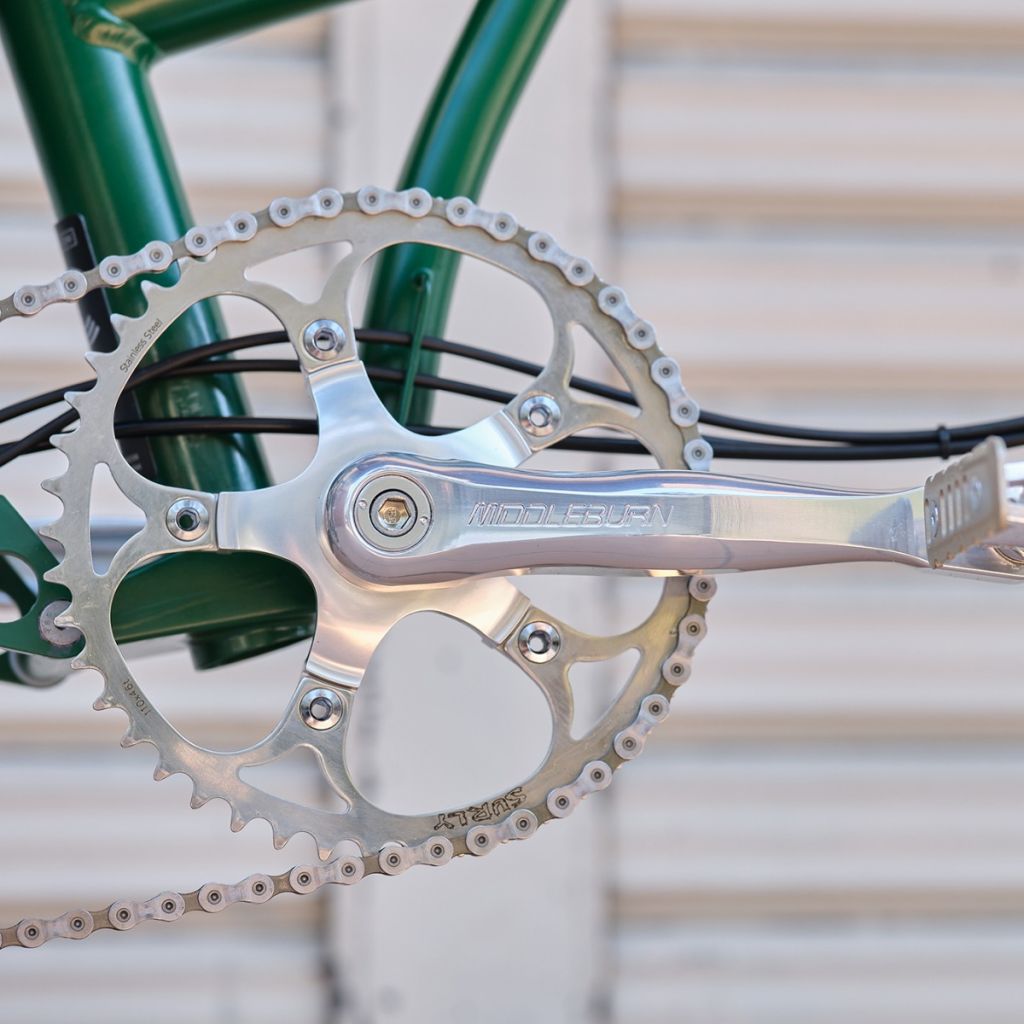 レビュー高評価のおせち贈り物 MIDDLEBURN* LUG BLUE - (silver) crank taper square MTB RS7 パーツ