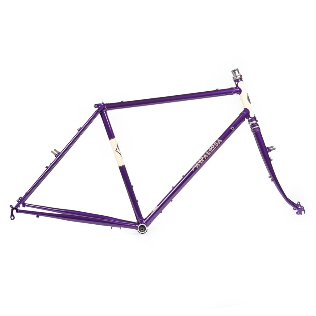 RIVENDELL* joe appaloosa frame set (ana purple) - BLUE LUG