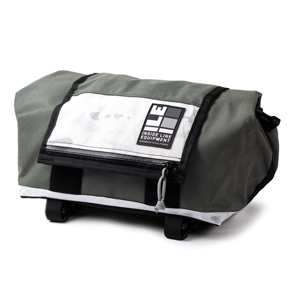 *ILE* porteur rack bag small (cordura grey/x-pac alpine)