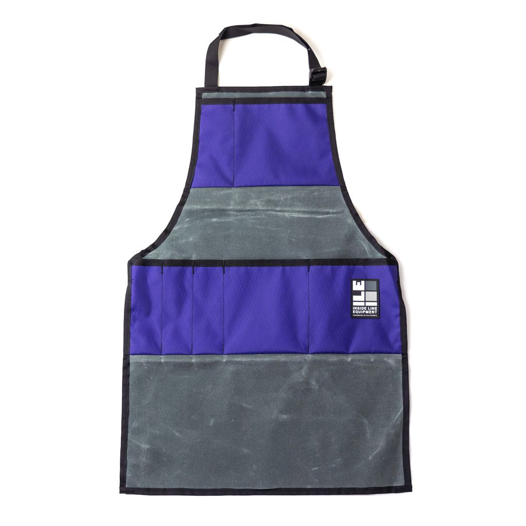 *ILE* work apron (waxed grey/x-pac purple)