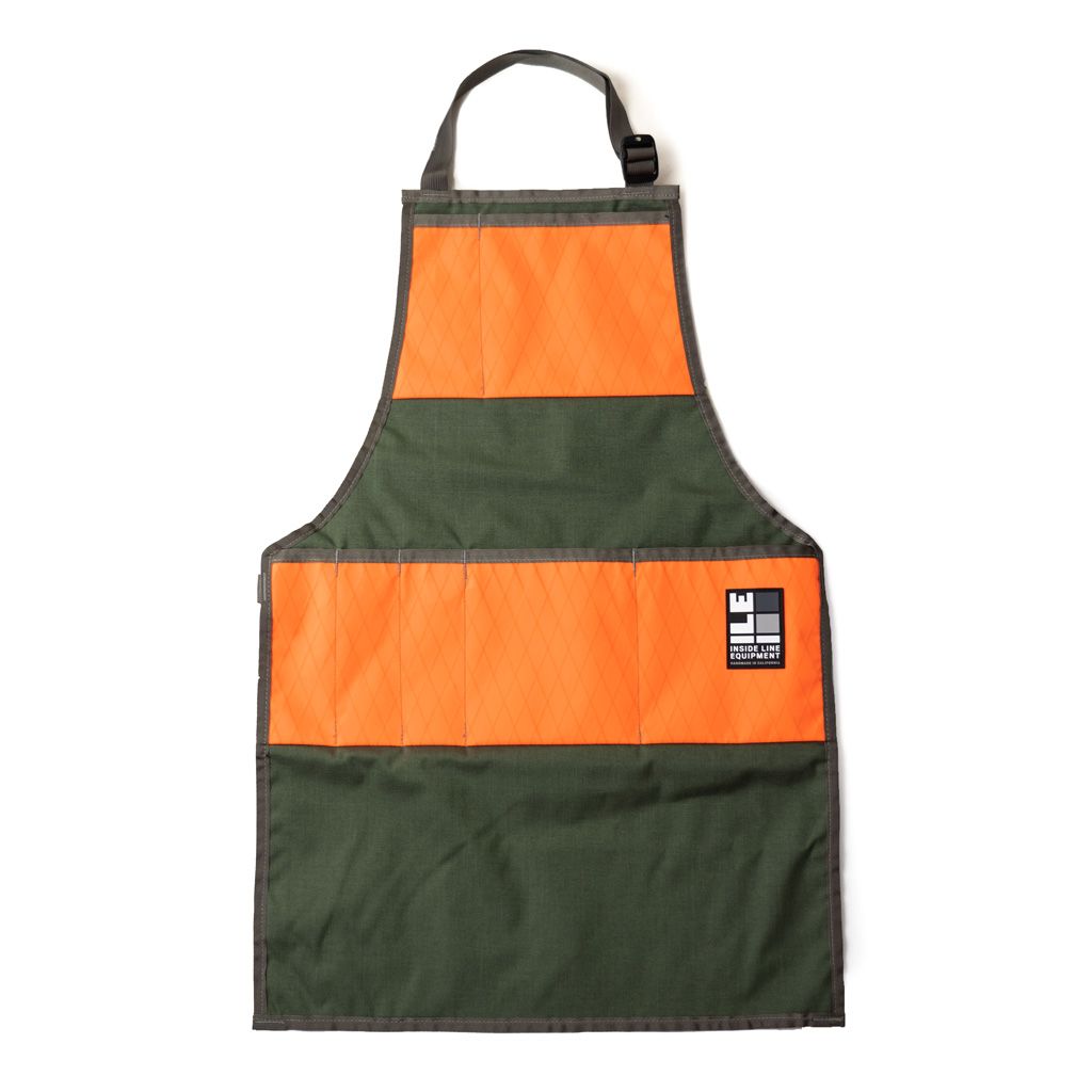 *ILE* work apron (cordura forest/x-pac blaze)