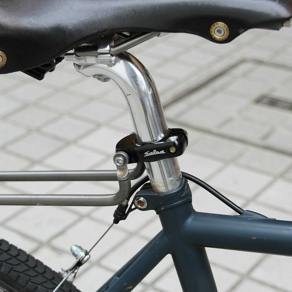 *SALSA CYCLES* post-lock clamp (black)