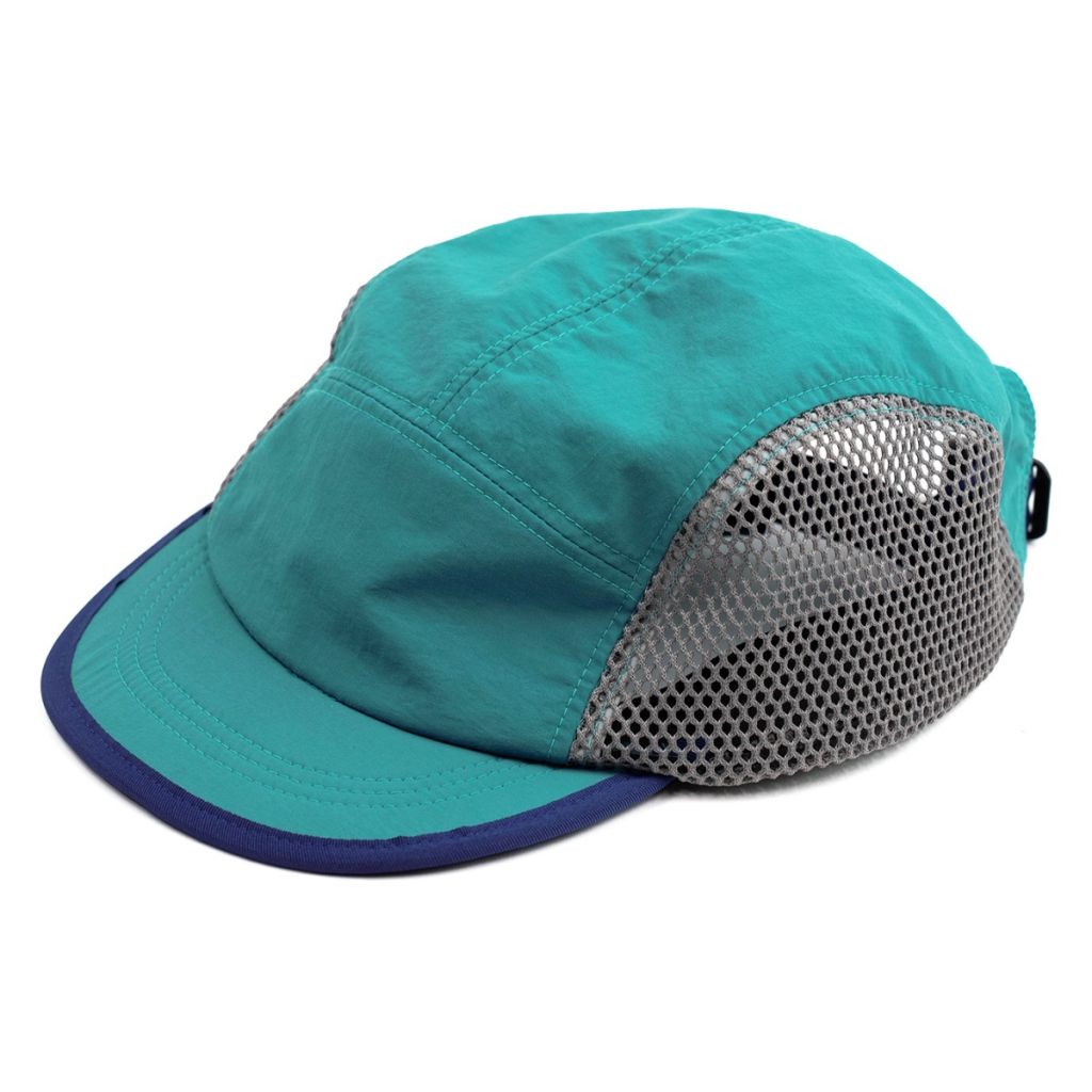BLUE LUG* bicycle duckbill cap (teal/mesh) - BLUE LUG ONLINE
