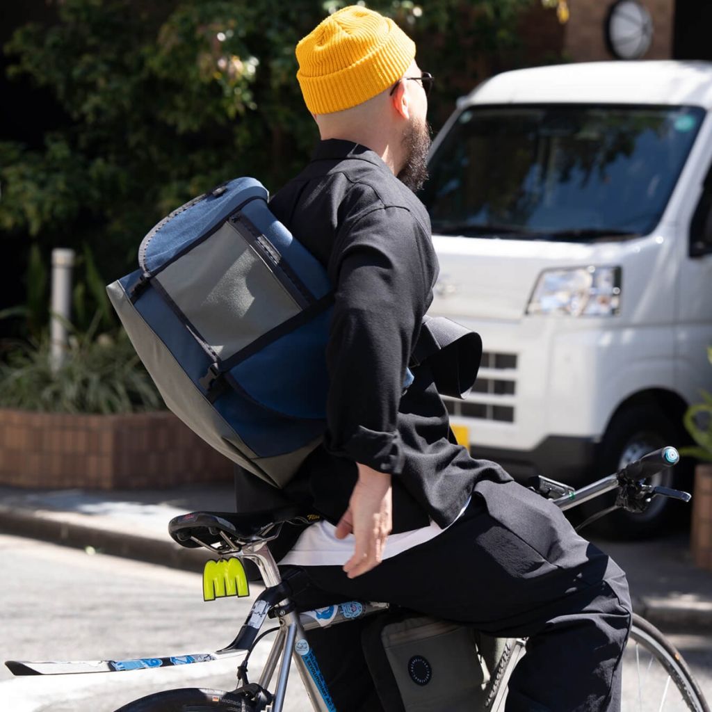 BLUE LUG* the messenger bag (custom/navy/gray) - BLUE LUG BLUE LUG* the messenger bag (custom/navy/gray) - BLUE LUG