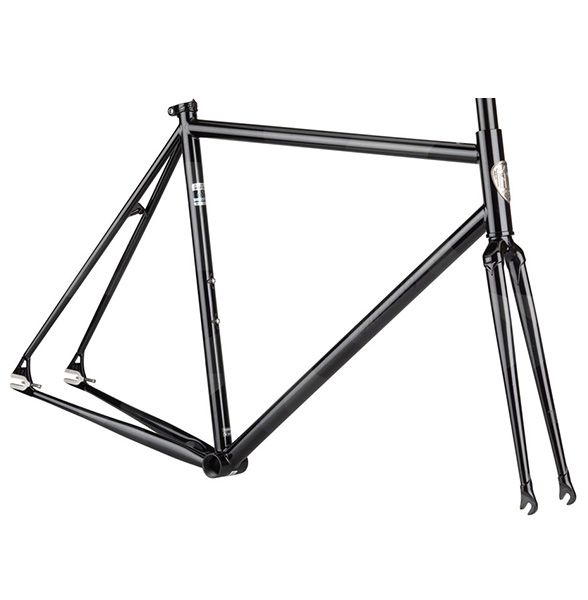 ALL-CITY* big block frame&fork set (night sky/smoke) - BLUE LUG