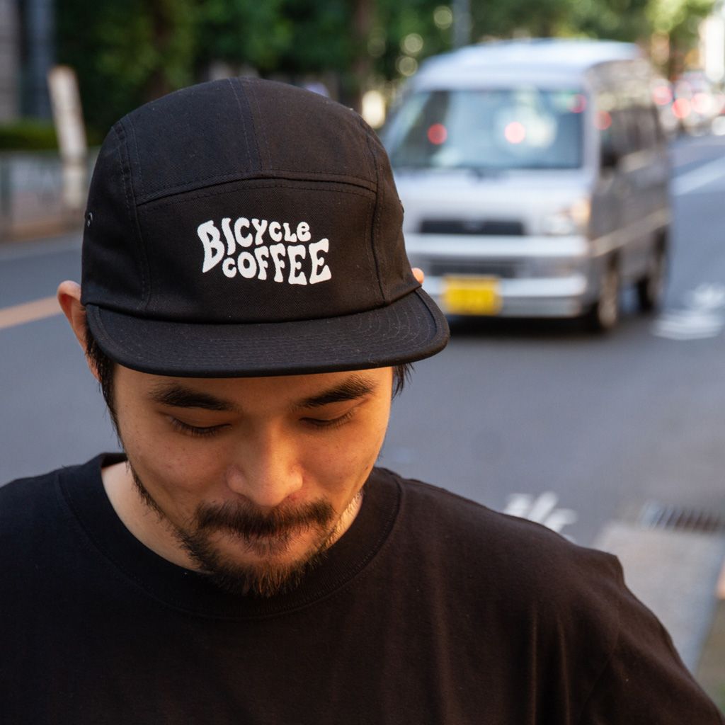 BICYCLE COFFEE* wave camper cap (black) - BLUE LUG ONLINE STORE