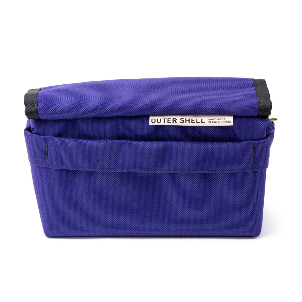 *OUTER SHELL ADVENTURE* drawcord handlebar bag (purple)