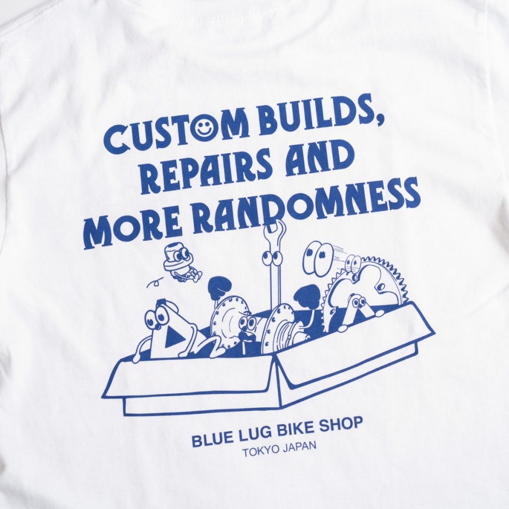 BLUE LUG* all-star shop t-shirt (white) - BLUE LUG ONLINE STORE