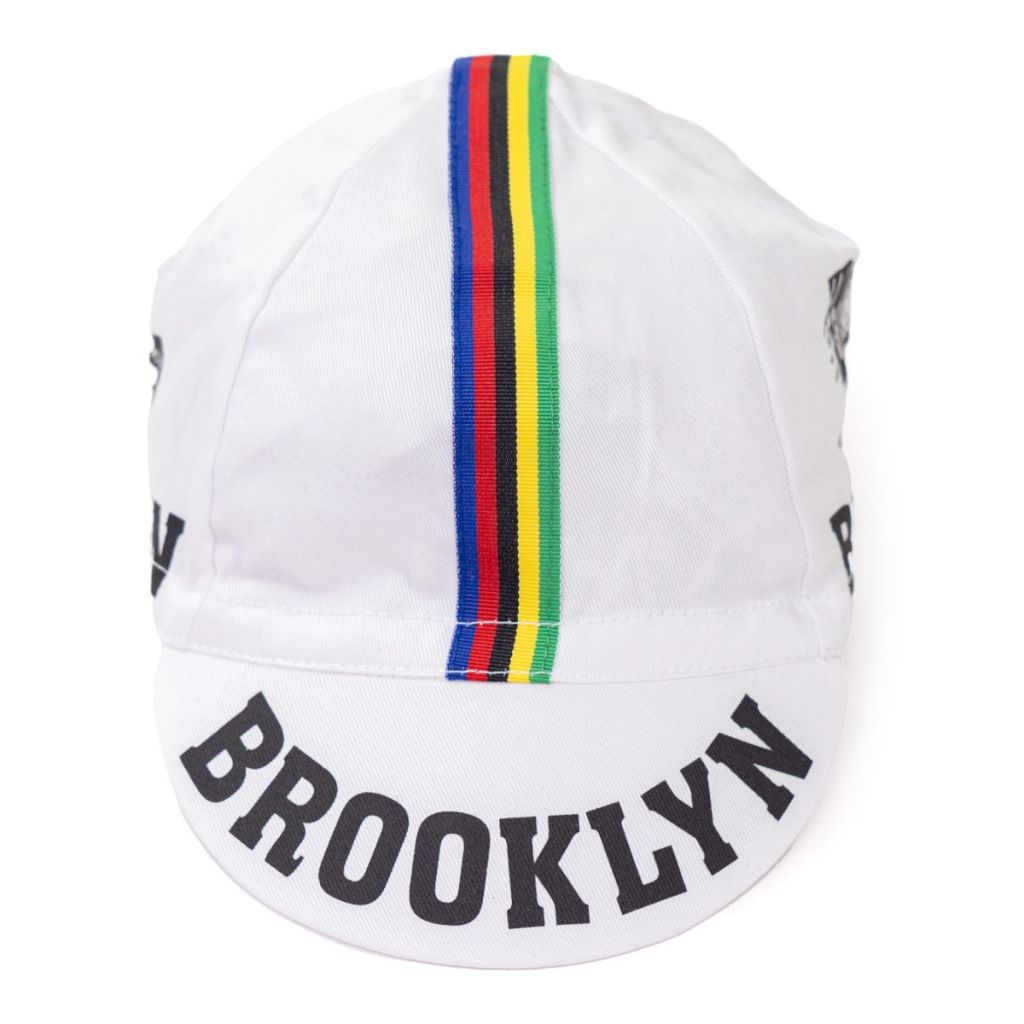 BL SELECT* brooklyn cycle cap (white) - BLUE LUG ONLINE STORE