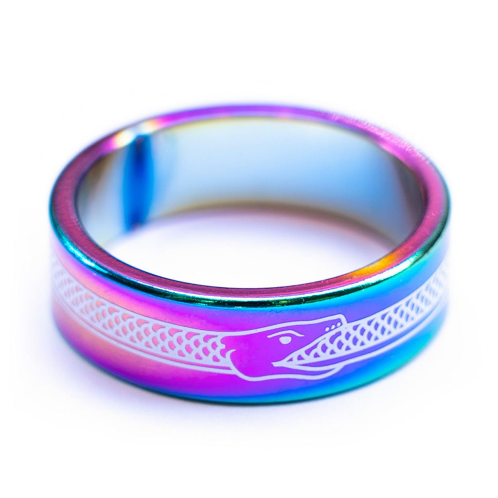 *MASH* ouroboros spacer (10mm/oil slick)