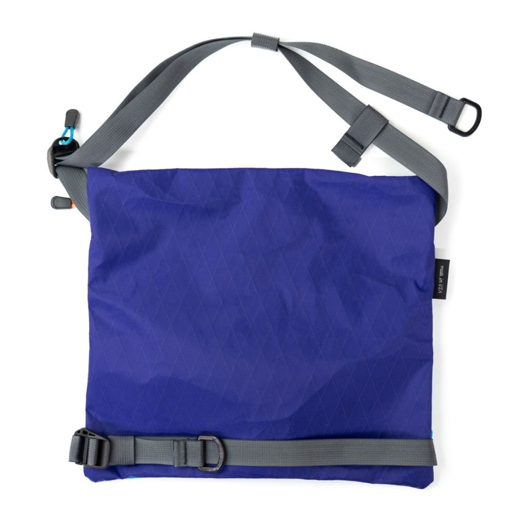 *YANCO* zip musette (teal/purple/F)