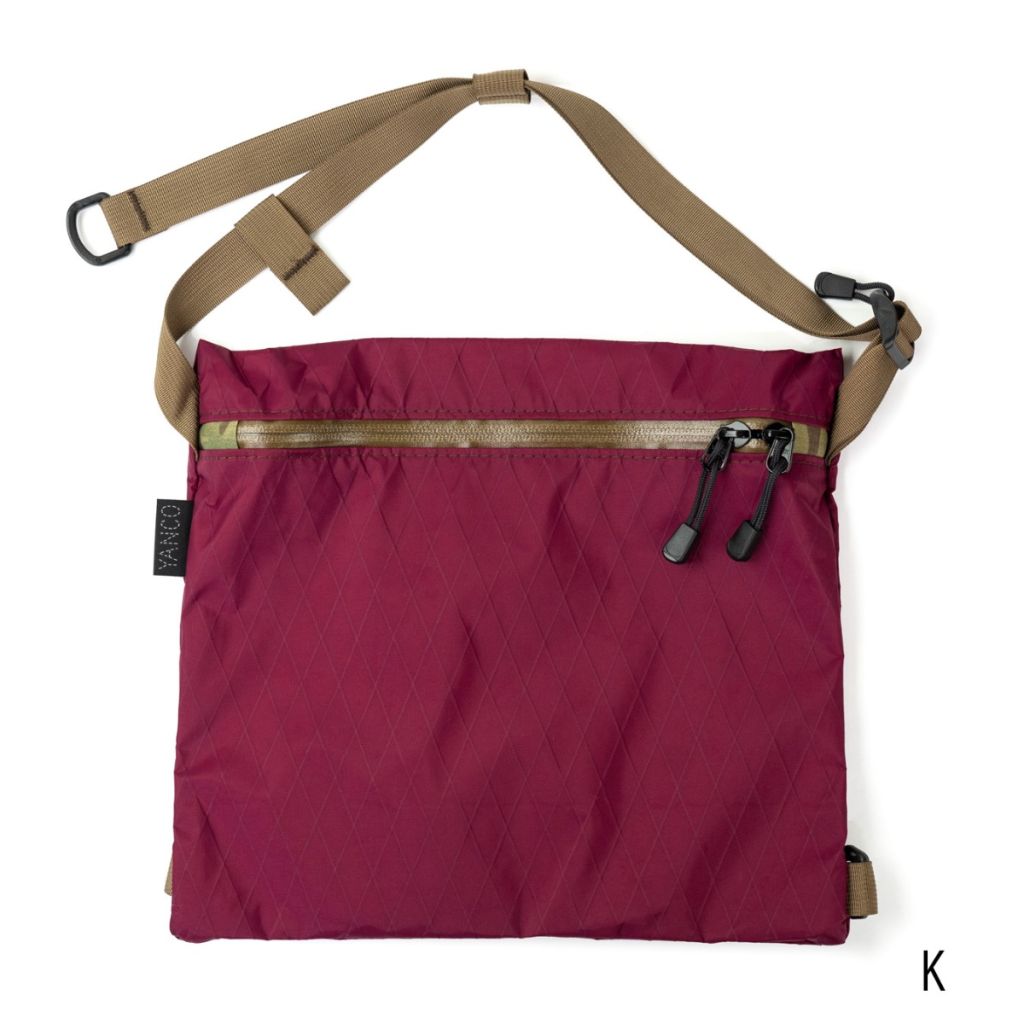 *YANCO* zip musette (burgundy/K)