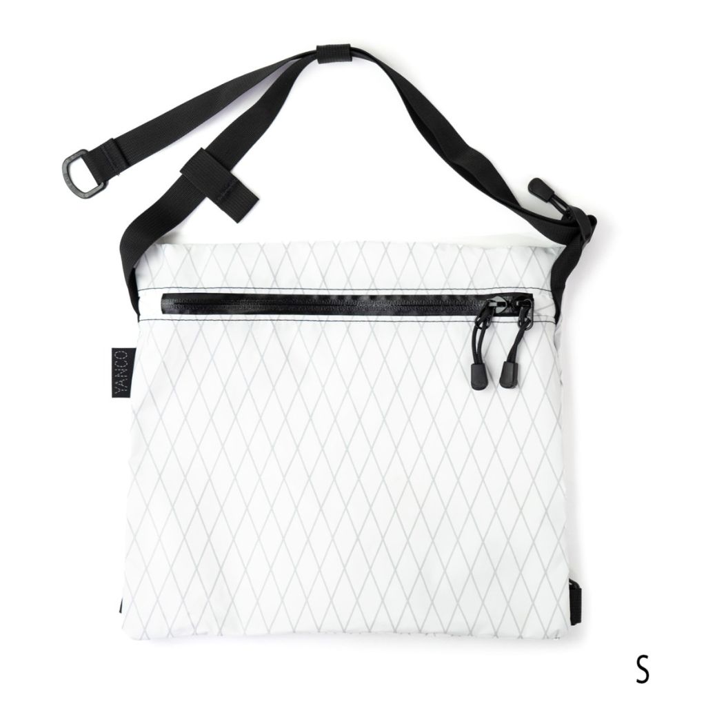 *YANCO* zip musette (white/S)