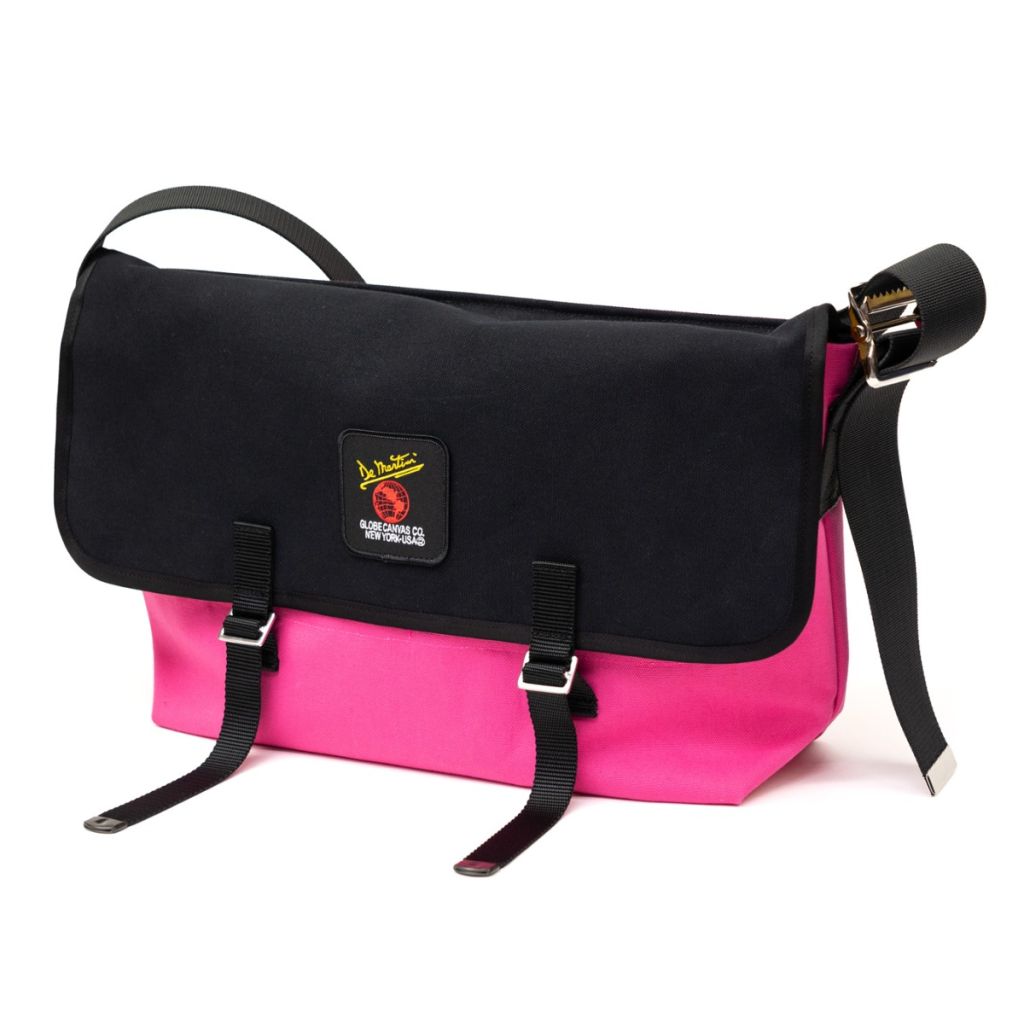 *DE MARTINI* 3601 messenger bag (canvas pink/black)