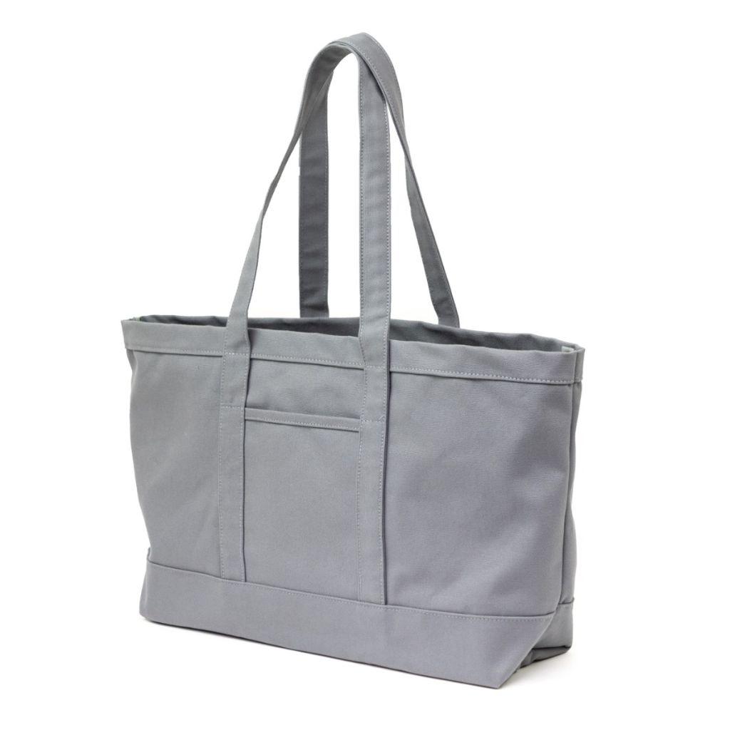 Grey canvas tote bag new arrivals