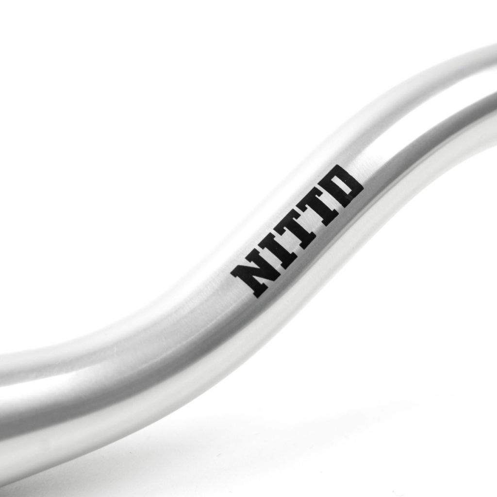 *NITTO* B802 AAF-SSB riser bar (silver/31.8mm/750mm)