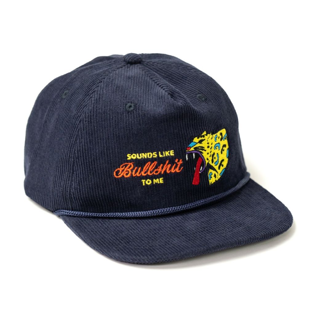 *CRUST BIKES* casa verde bullshit snap back cap (navy)