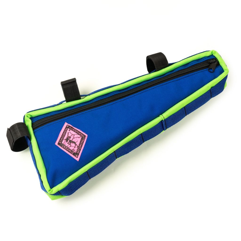 *ATMOSPHERE MOUNTAIN WORKS* frame bag (small/blue)