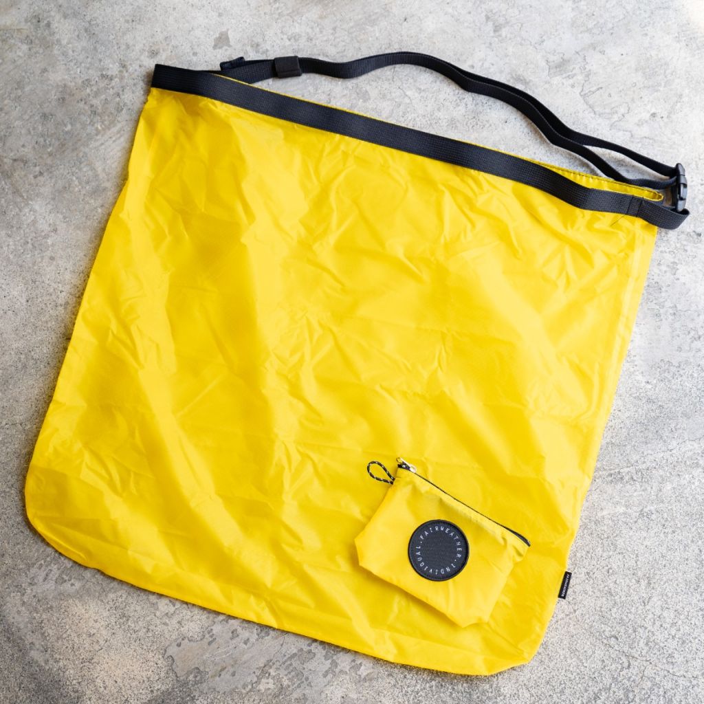 FAIRWEATHER* packable sacoche (yellow) - BLUE LUG ONLINE STORE