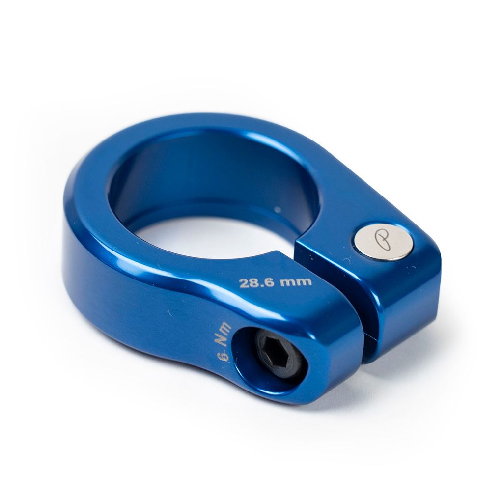 *PHILWOOD* seat post collar (blue)