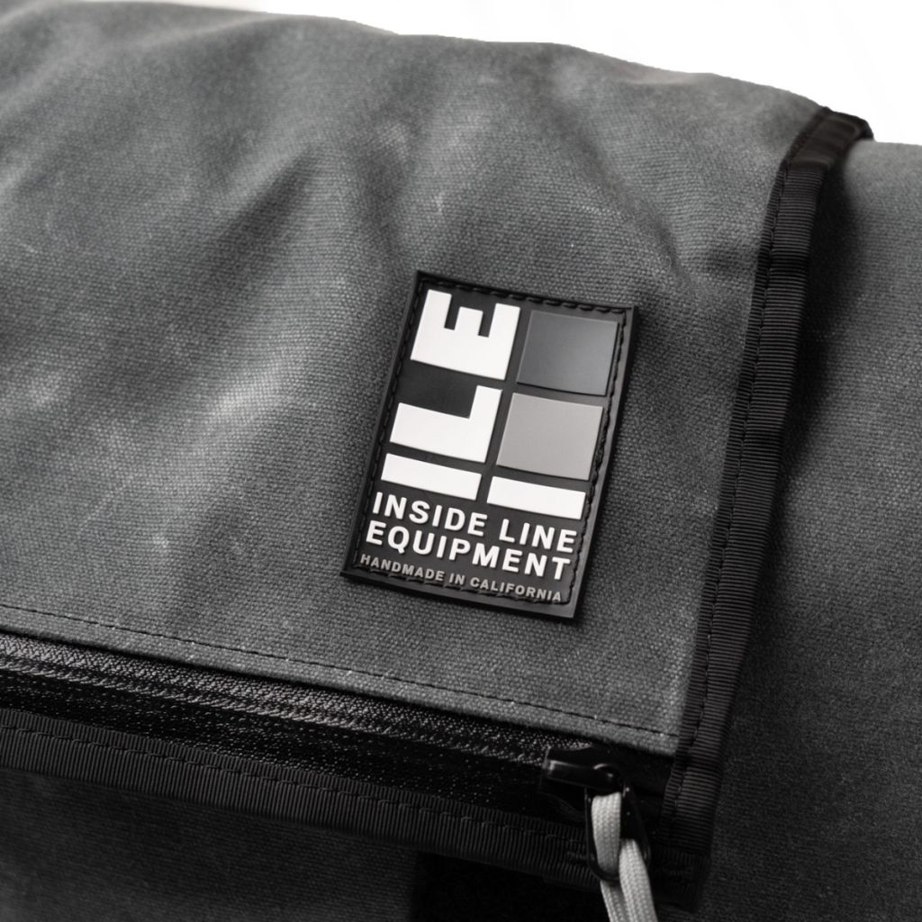 *ILE* porteur rack bag small (waxed/grey)