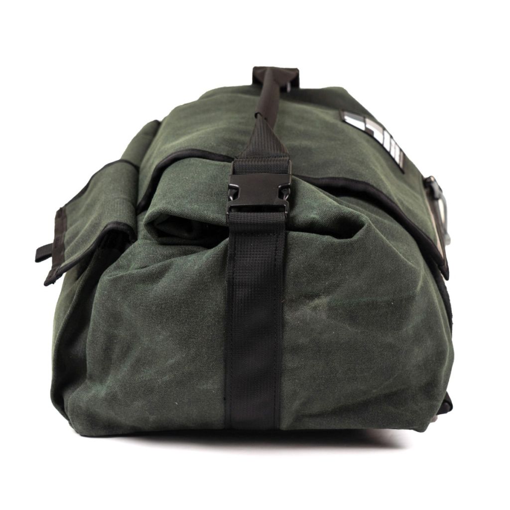 *ILE* porteur rack bag (waxed/forest)