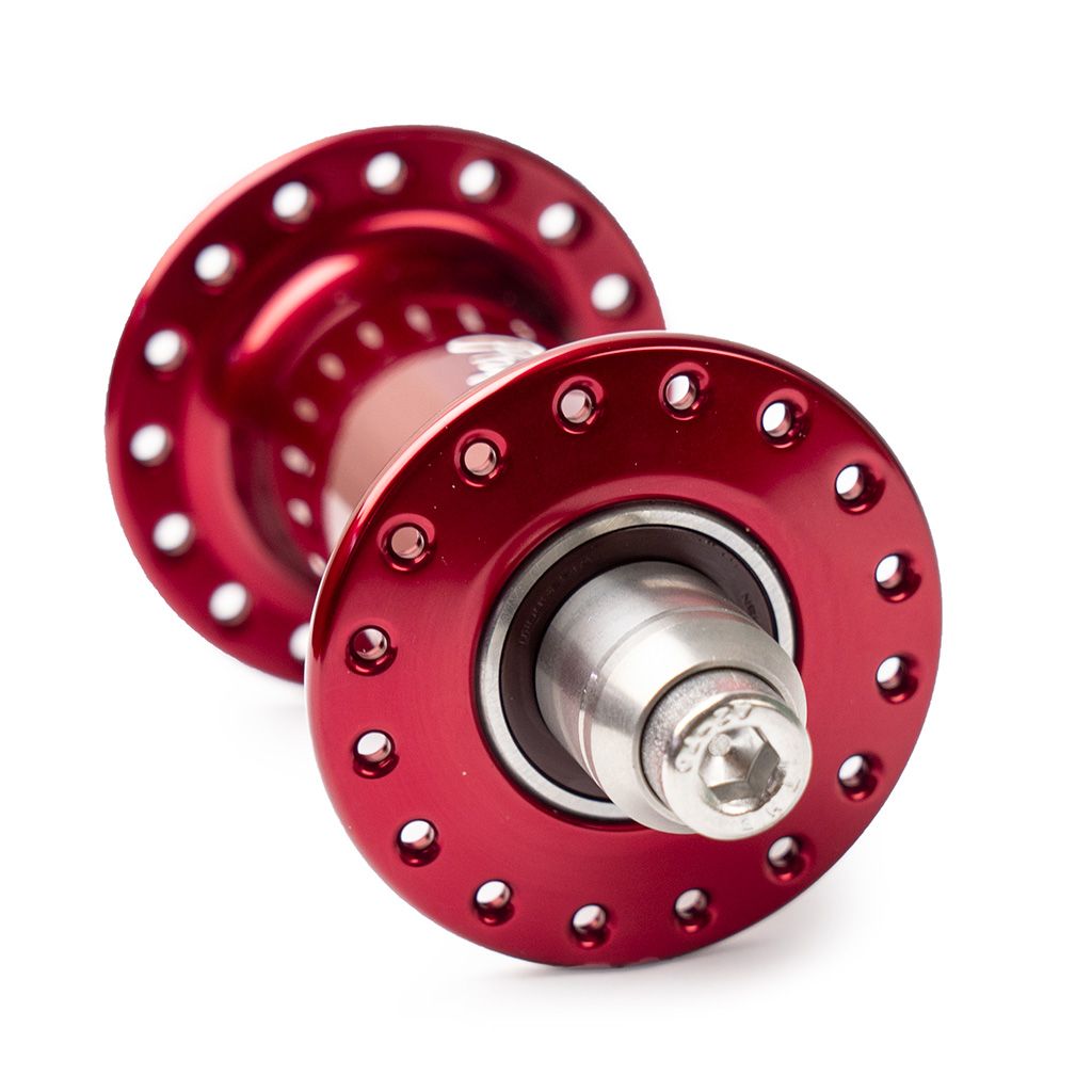 PHILWOOD* low flange track hub front (red) - BLUE LUG ONLINE