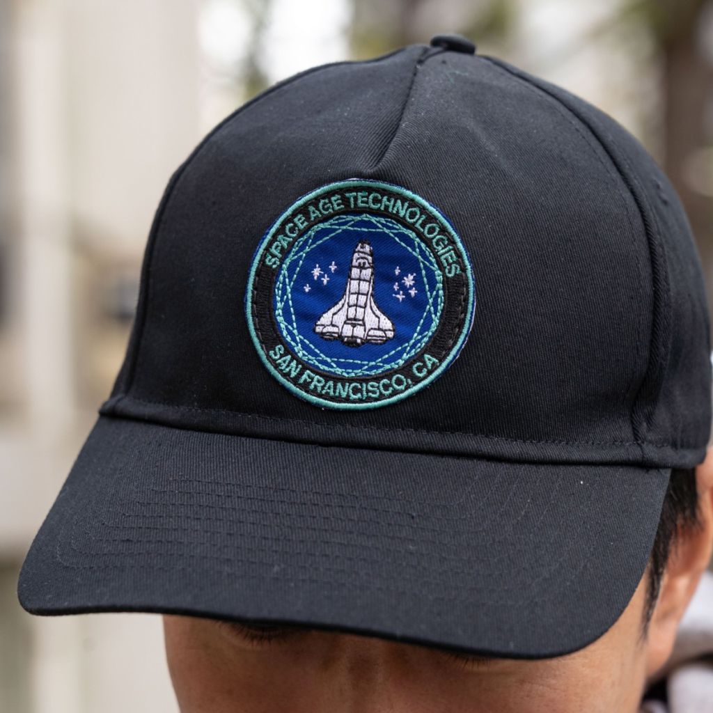 SPACE AGE TECHNOLOGIES* sat cap (black) - BLUE LUG ONLINE STORE