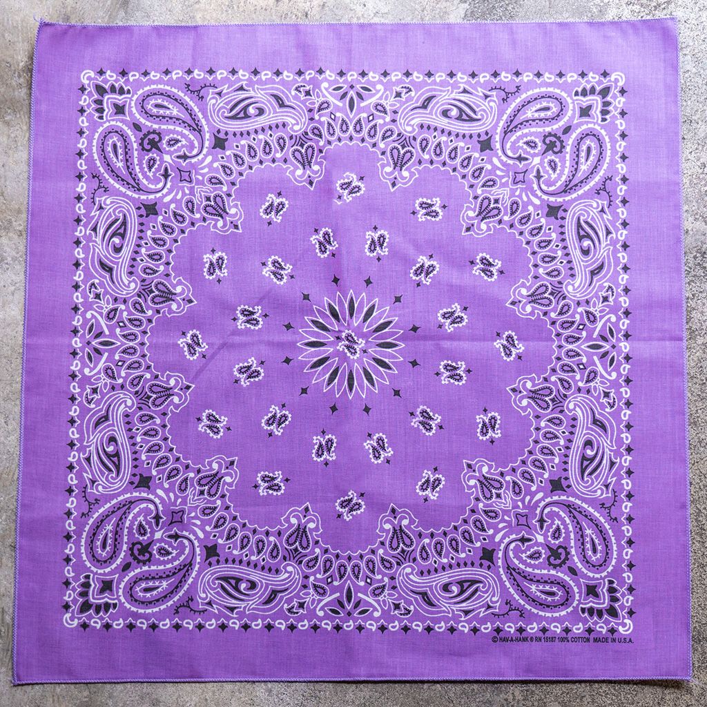 *BL SELECT* bandana (paisley/lavender)