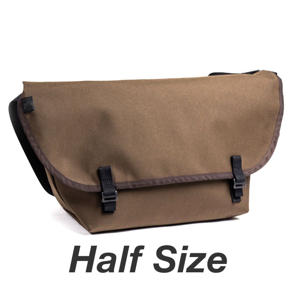 *BLUE LUG* the messenger bag half (brown) - BLUE LUG ONLINE