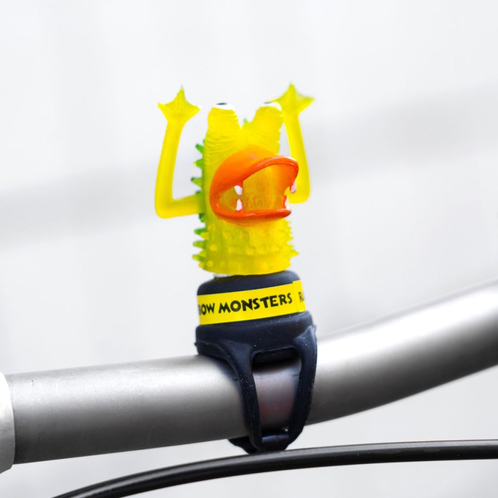 *RAINBOW MONSTERS* bicycle lights (gear jammer)