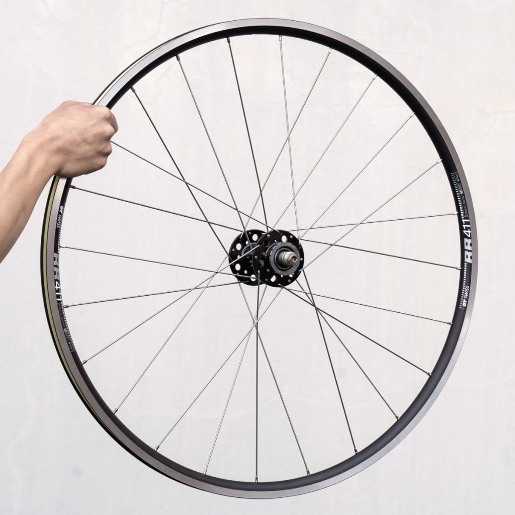 DT SWISS×PHILWOOD* RR411 pro track wheel rear (24h) - BLUE LUG ...