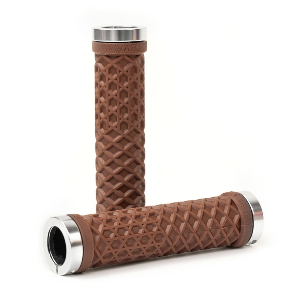 *ODI* vans waffle lock-on grip (brown/silver)