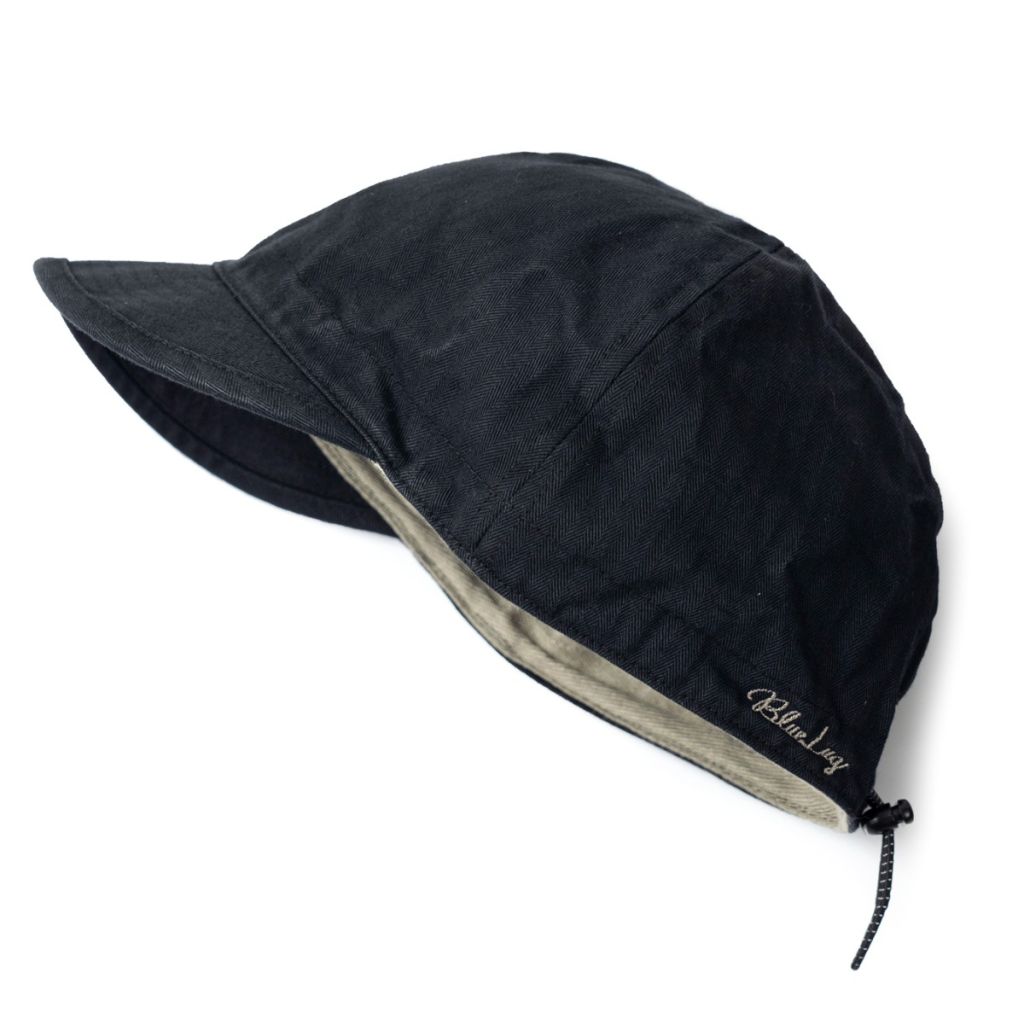 *BLUE LUG* cycle work cap (cotton/black)