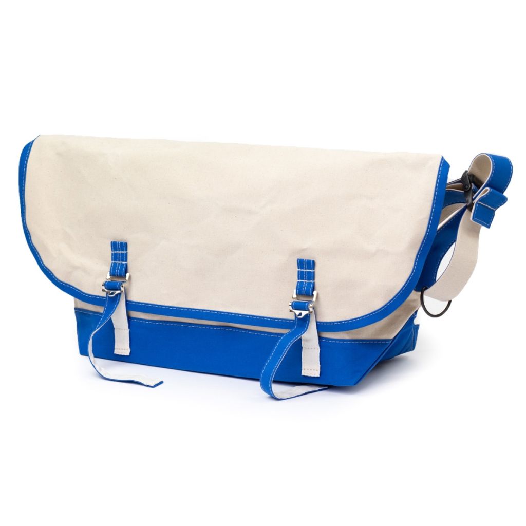 *THE INCONVENIENCE STORE×BLUE LUG* boat and messenger bag (blue)