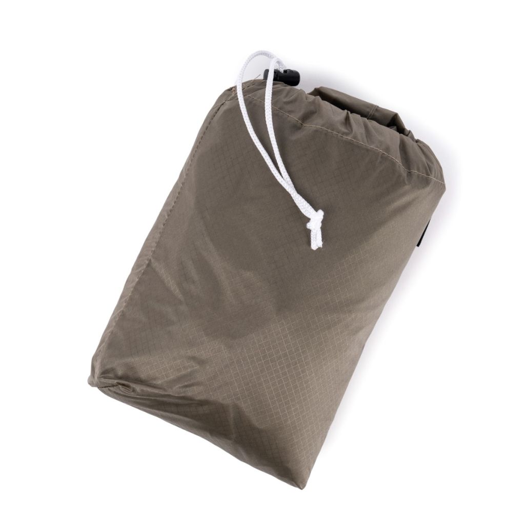 FAIRWEATHER* packable rain poncho (grey beige) - BLUE LUG