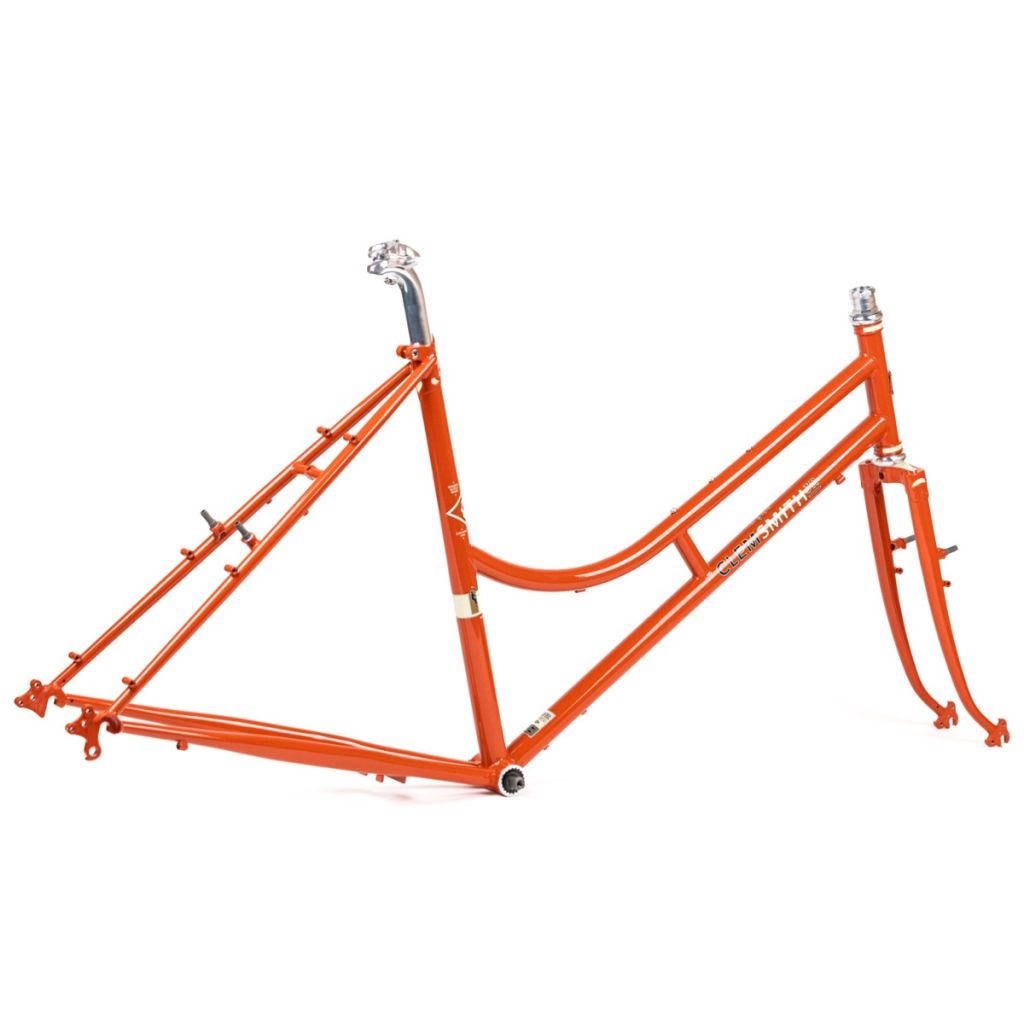 *RIVENDELL* clem smith Jr. frame set (dark orange/L-style)