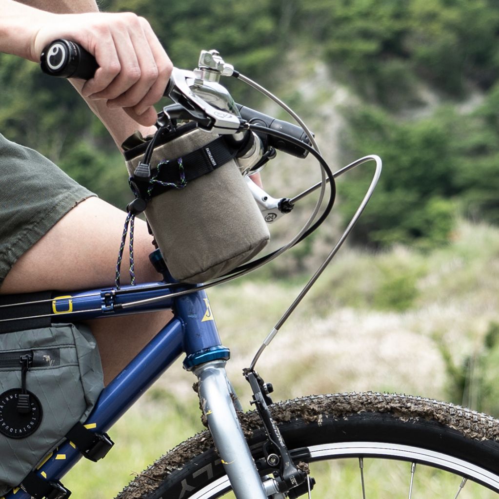 FAIRWEATHER* stem bag (wax blue) - BLUE LUG ONLINE STORE