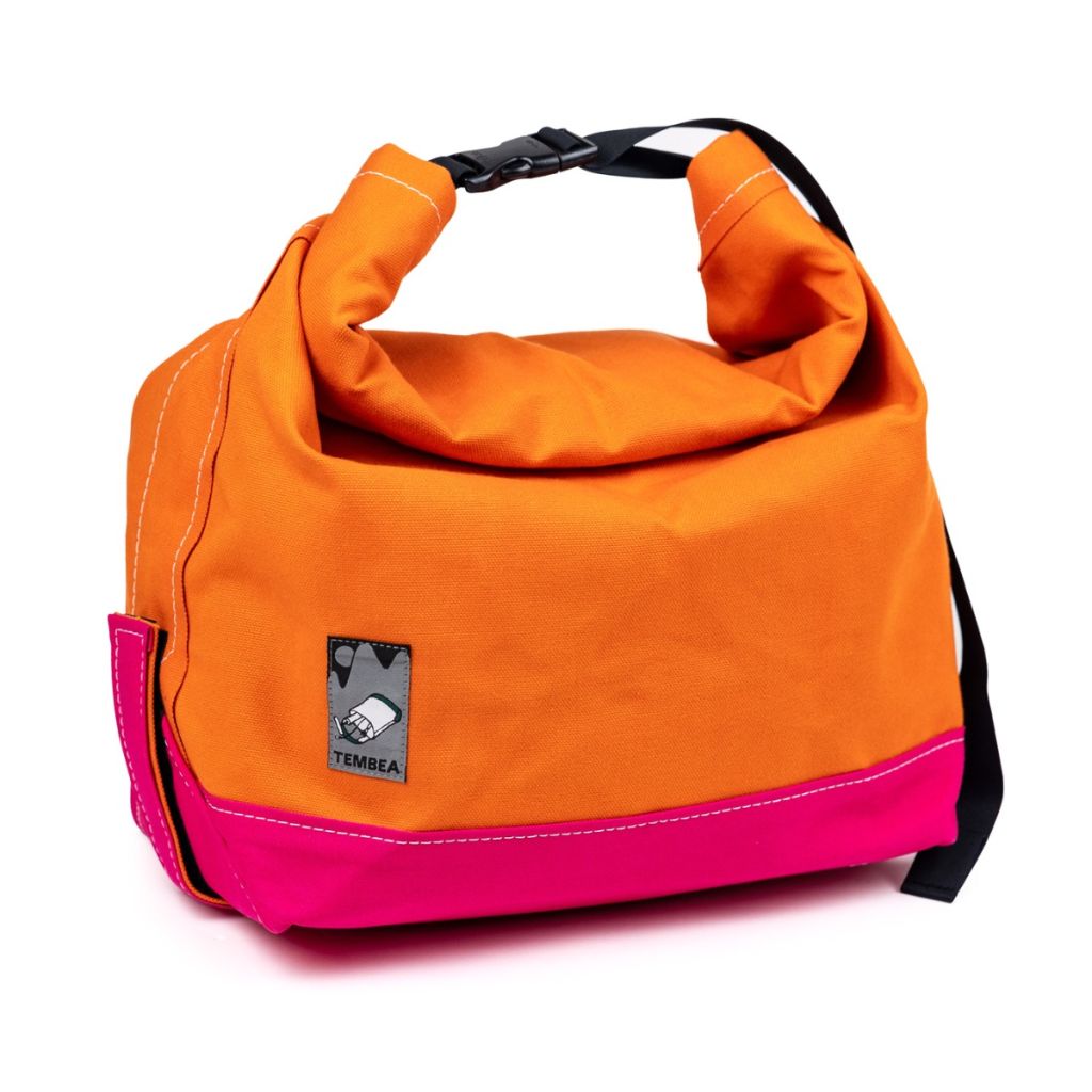 *TEMBEA* roll top tote for 137 (orange)