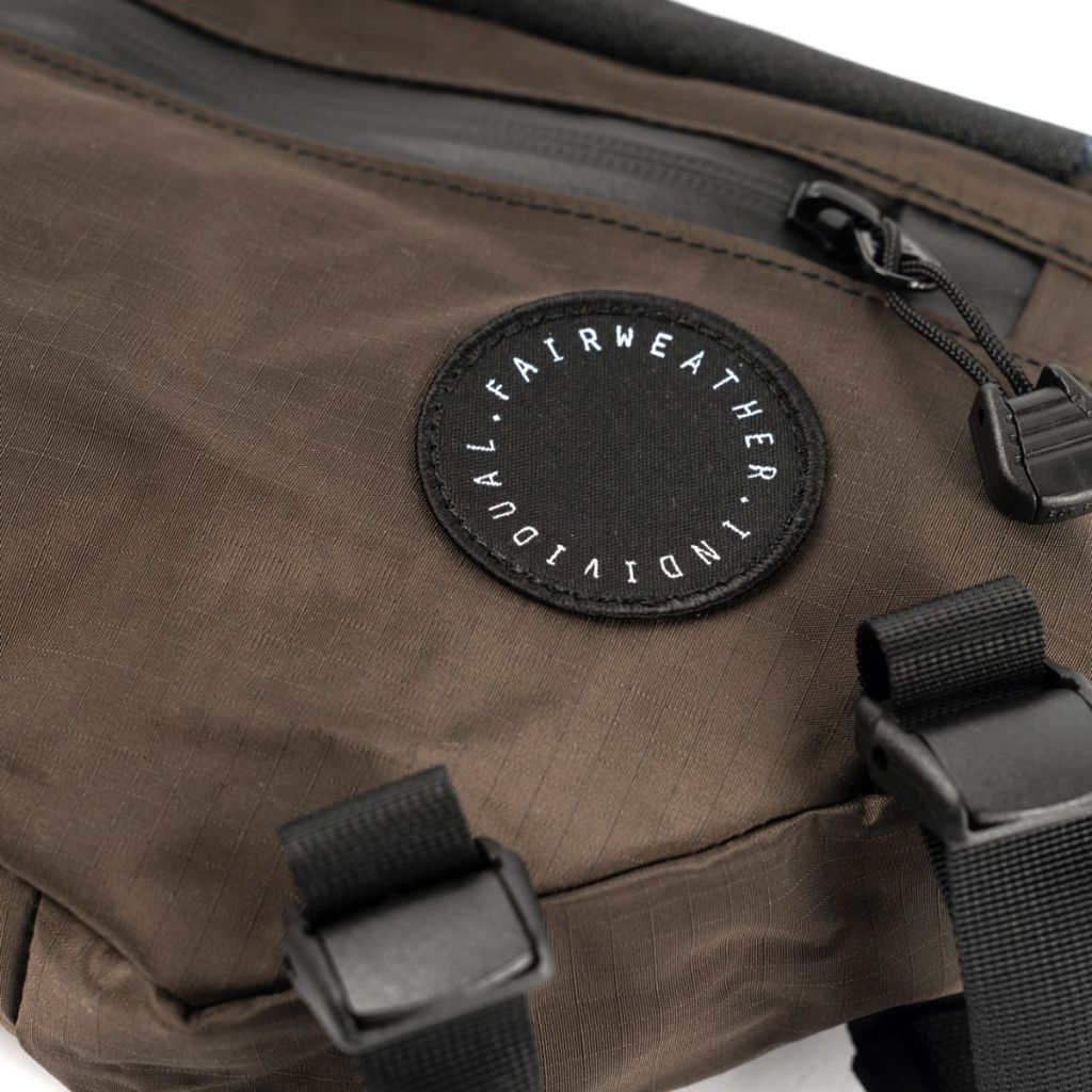FAIRWEATHER* frame bag half (brown) - BLUE LUG ONLINE STORE